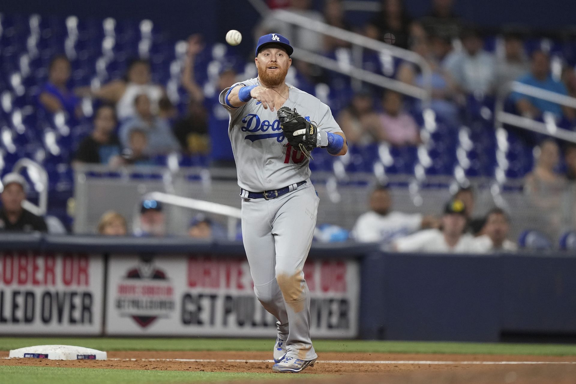 Justin Turner got 16 stitches